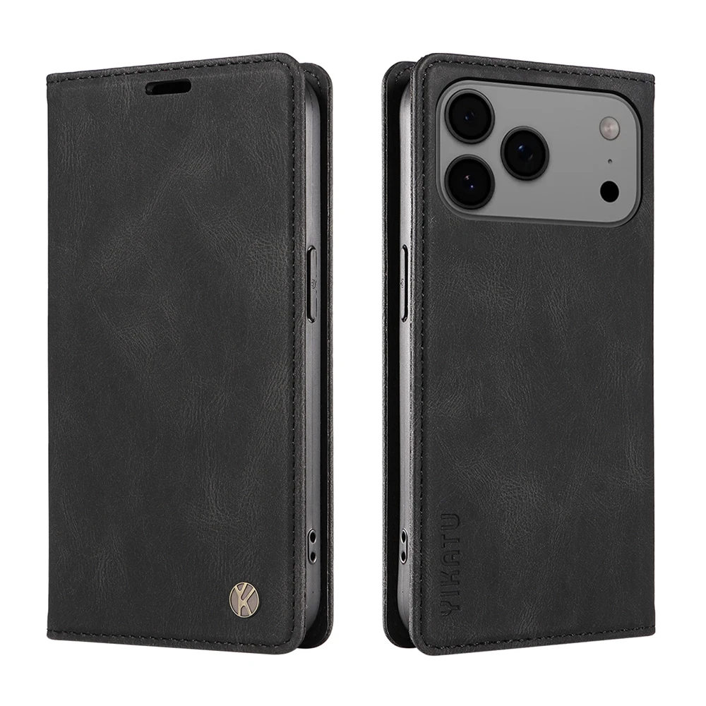 Premium Magnetic Leather Flip Wallet Cover | Luxurious Phone Case