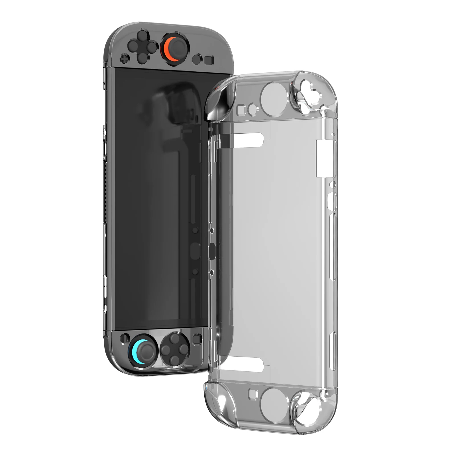 Crystal Clear Protective Shell Cover for Nintendo Switch - Anti-Scratch Hard Case