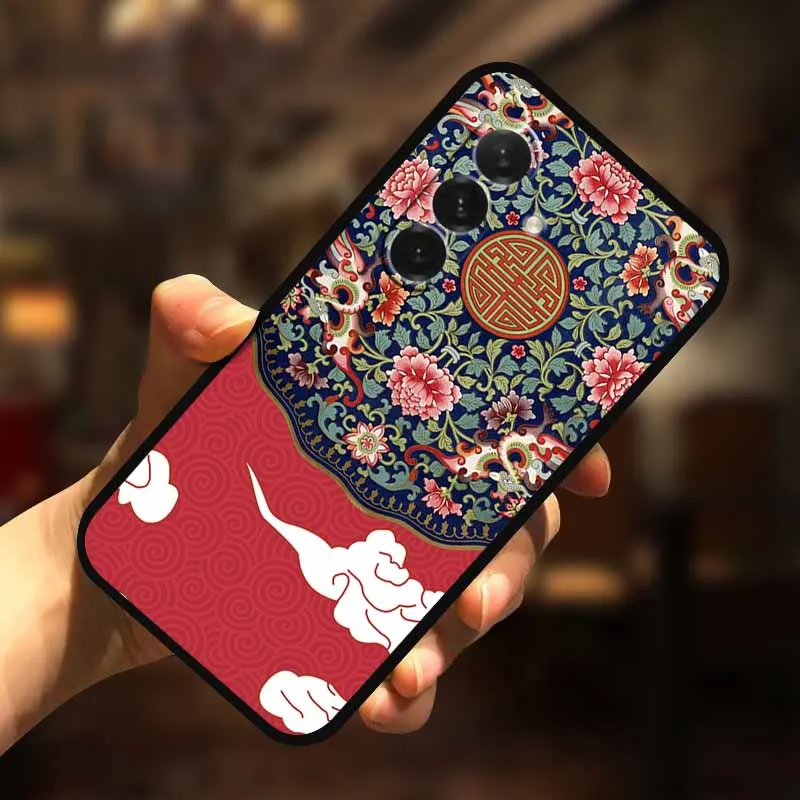 3D Flower Soft Relief Emboss Silicone Back Cover TPU Protector