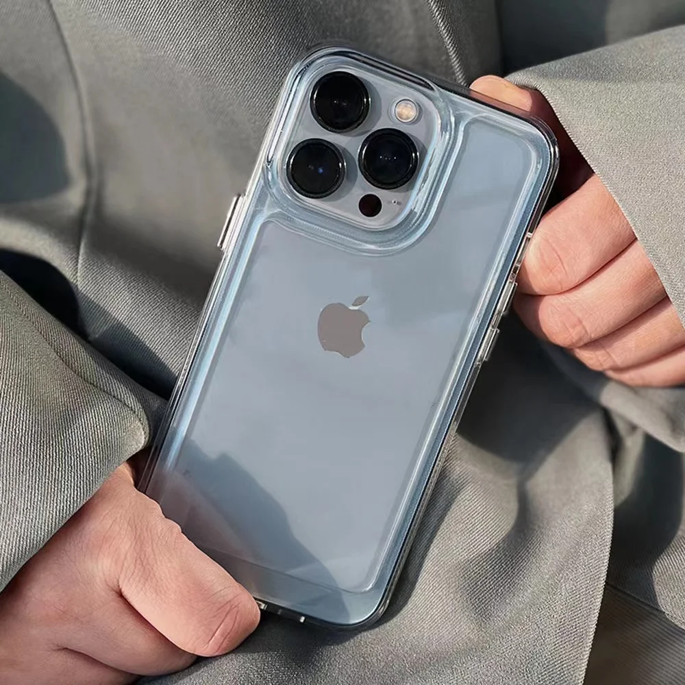 Luxury Shockproof Clear Hard Case for IPhone 13 12 Pro Max 11 X XR XS 7 8 Plus Camera Lens Protective Transparent Soft Cover |