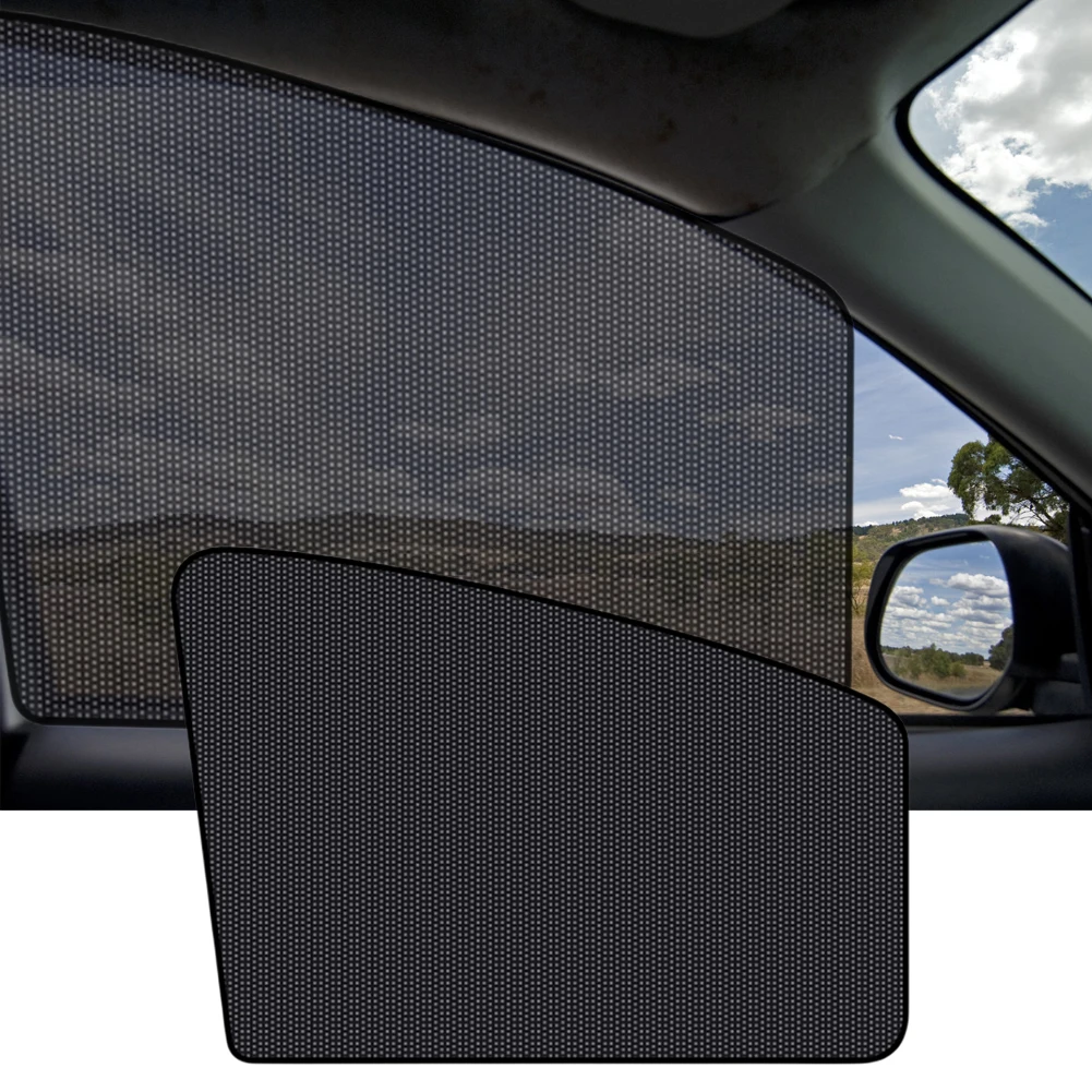 Magnetic Car Personality Sunshades with Small Hole UV Protection Front Rear Window Curtain 10 Magnets Side Glass Mesh Sunshades