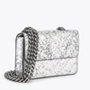 K G eagle head bag mini bag  thread color block glossy surface card holder one-shoulder crossbody chain bag for women 3