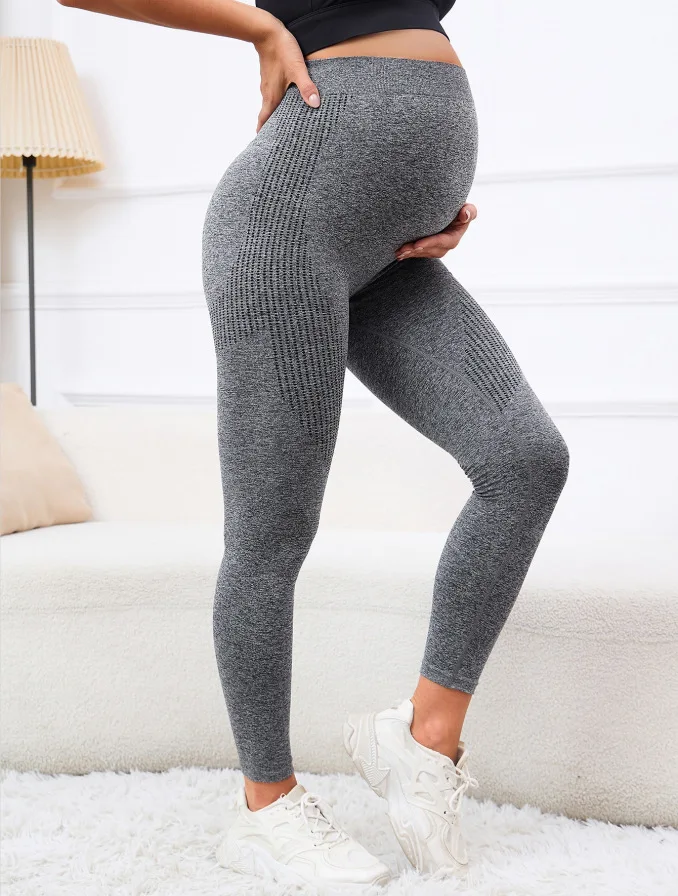 Elastic High Waist Maternity Leggings Skinny For Pregnant Women Belly Support Postpartum Leggins Body Shaper Fitness Trousers Baby & Maternity