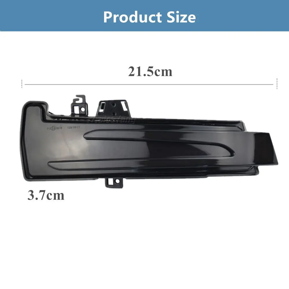Led turn signal light 2pcs Dynamic for Mercedes Benz W204 CLA A B C E S GLA GLK CLS Class