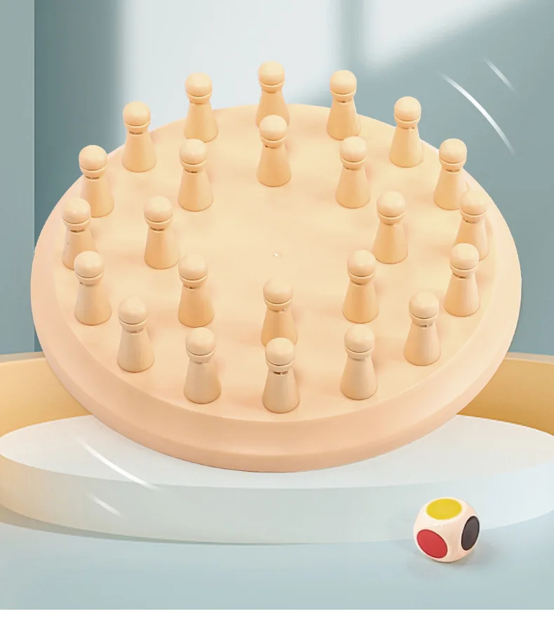 Montessori Memory Matching Chess Game For Kids Educational Toy_voghion.com