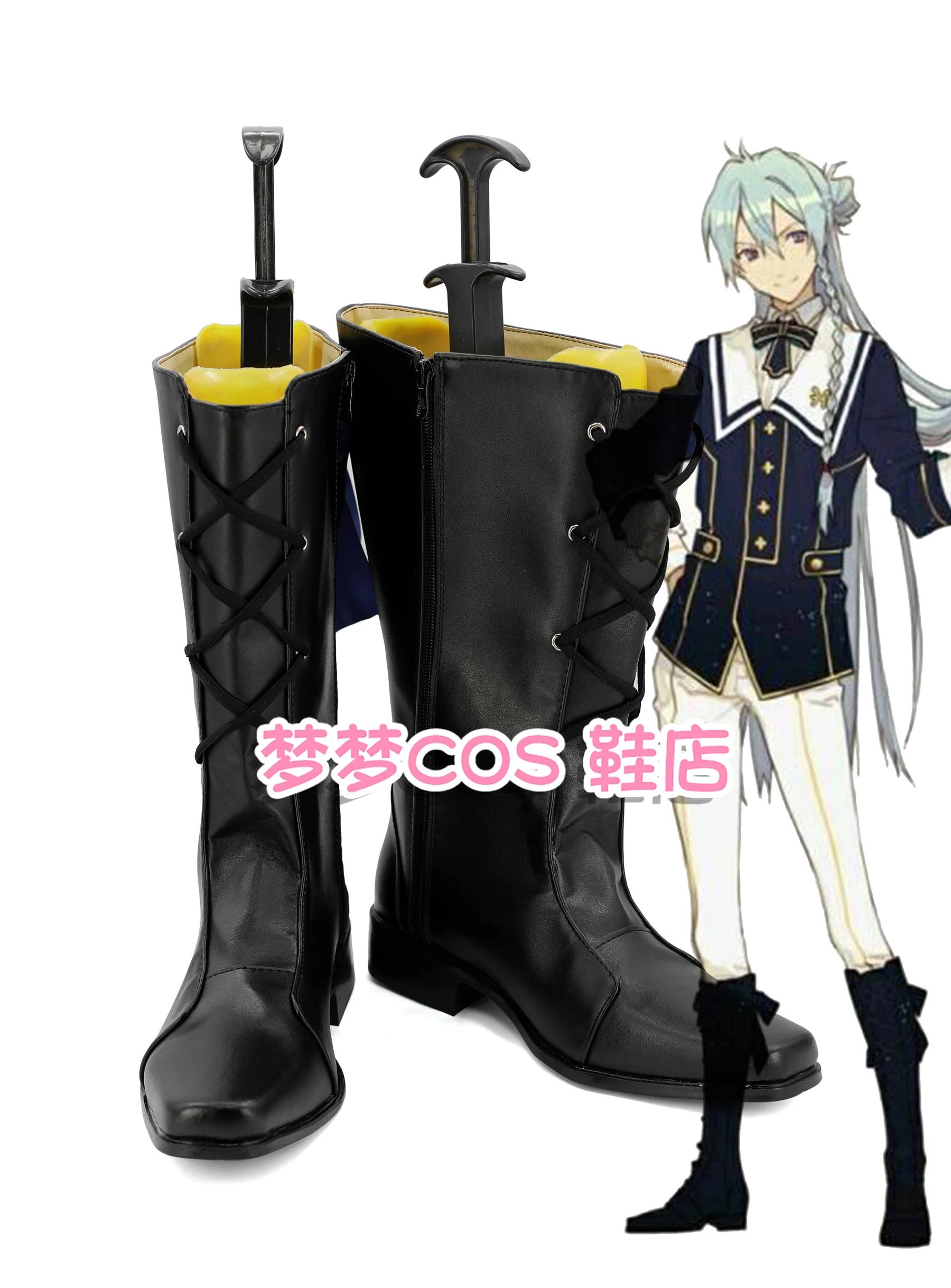

Ensemble Stars Tenshouin Eichi Hibiki Wataru amazing cosplay Shoes Boots Halloween Carnival Cosplay Costume Accessories