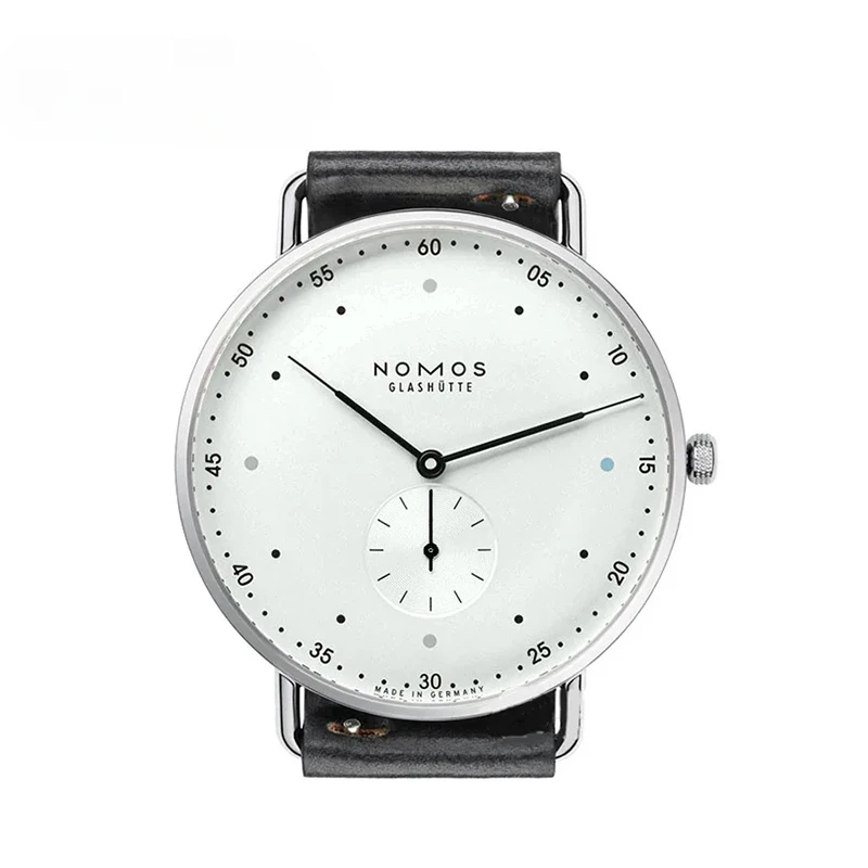 

NOMOS Top Metro Series 1109 Эксклюзивные Мужские часы в Интернете индивидуальные кварцевые часы Bauhaus, роскошные подарочные часы для мужчин