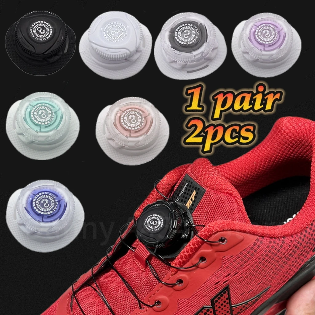 1pair-Metal-Wire-Swivel-Automatic-Buckle-Rope-Sneaker-Shoelaces-For-Kid ...