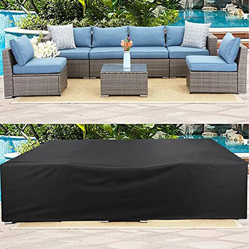 OUTDOOR COVER FURNITUR COVER Waterproof and Dustproof Furniture Sofa Cover Garden Dining Table Chair Cover Luggage patio furniture cover