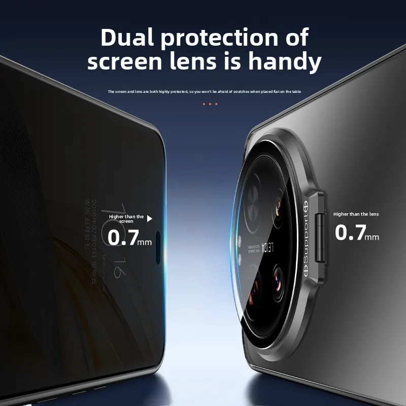 Luxury Thin Heat Dissipation Matte Stand Premium Acrylic Shockproof Case