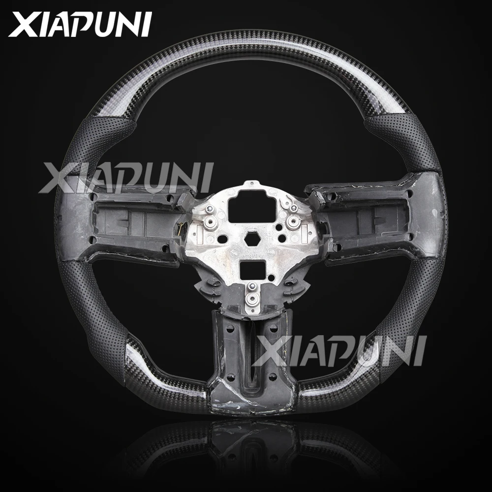 Handmade Alcantara Steering Wheel with 100 Carbon Fiber for Ford