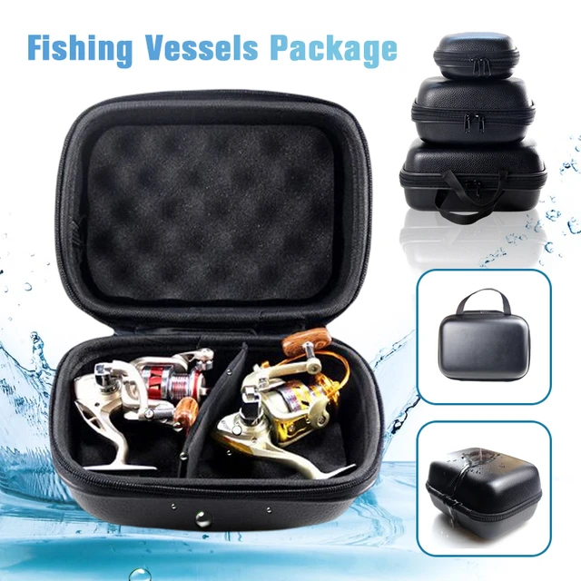 S/M/L Waterproof Wear-resistant Fishing Bag Leather Shockproof Spinning Reel  Storage Case Fishing Reel Bag Fishing Accessories - AliExpress