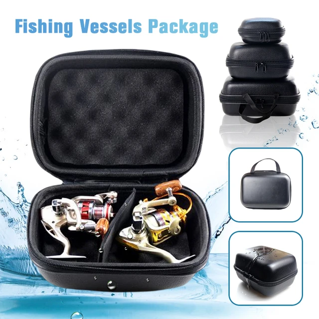 S/M/L Waterproof Wear-resistant Fishing Bag Leather Shockproof Spinning  Reel Storage Case Fishing Reel Bag Fishing Accessories - AliExpress