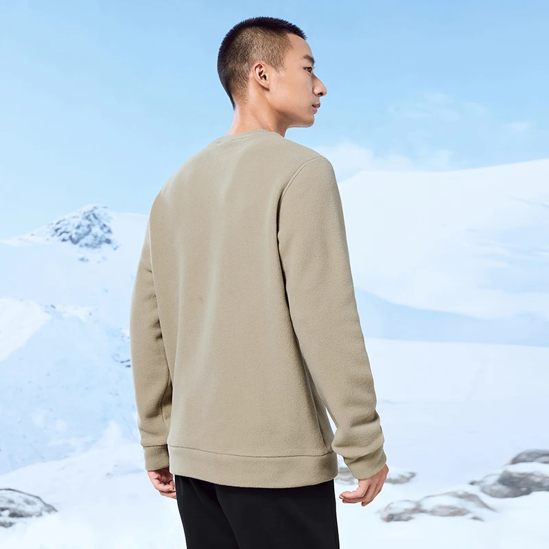 Xtep Pullover Sweater Male Winter Keep Warm Casual Sweatshirt Sports Durability Trendy Everyday Training Tops 876429930066