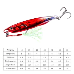 Enhanced Metal Jig Fishing Lure - Versatile and Durable Trolling Bait - 10g (E)