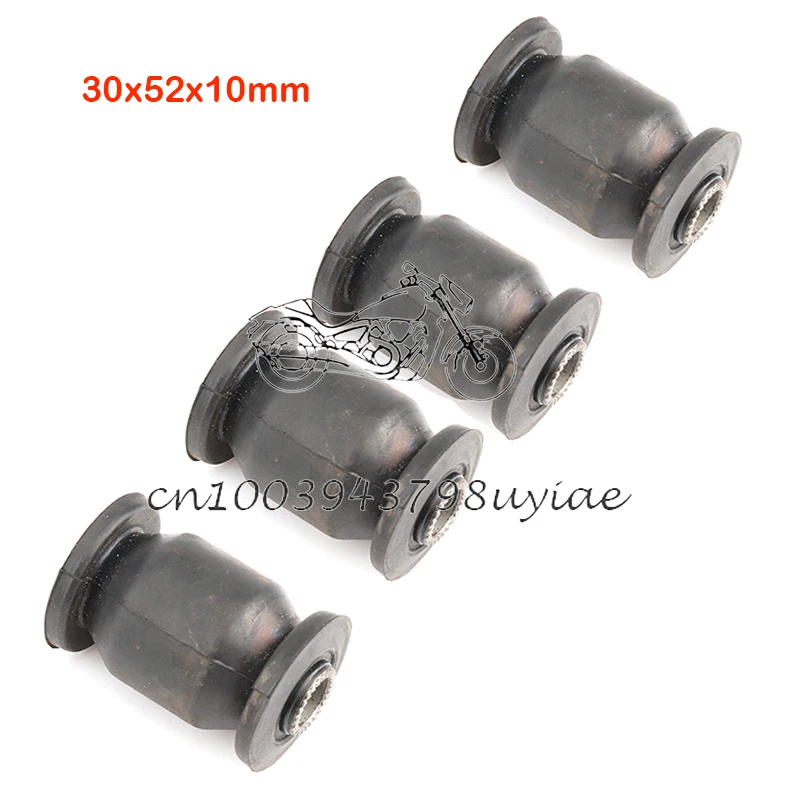 4Pcs 30x52x10mm Swing Arm Mount Bushing for Scooter UTV Go Kart Quad Mini Bike Parts