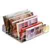 7-Compartment Transparent Makeup Organizer for Eyeshadow Palette and Cosmetics, Vanity Table and Bathroom Countertop Storage Box 4