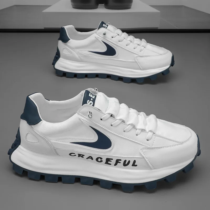 Men New Fashion Casual Cloth Shoes 2023 Summer New Casual Sports Shoes Mesh Breathable Vulcanize Shoes High Quality Sneakers