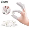 200Pcs/bag Disposable Latex Rubber Finger Cots Fingertips Protector Gloves Finger Covers Nail Practice Hand Protector Cots 1