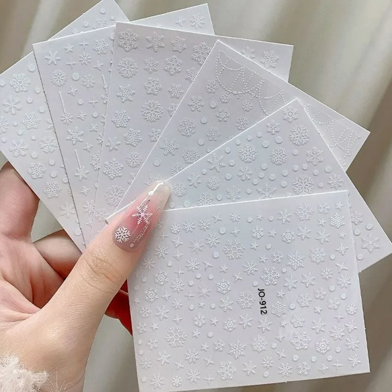 White Snowflake Temporary Tattoos DIY Stickers Body Art