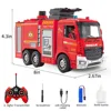 Fire Truck Toy for Kids 3-5,with Fire Rescue Vehicle with Shooting Water,Lights and Sounds,Toy Truck Gift for Boy Age 3+ 2