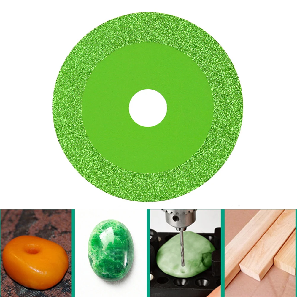 1/2 Pcs Glass Cutting Disc Ultra-Thin Saw Blade Wheel Diamond Glass Cutting Blade 100mm Circular Saw Blade Glass Ceramic Cutting 4