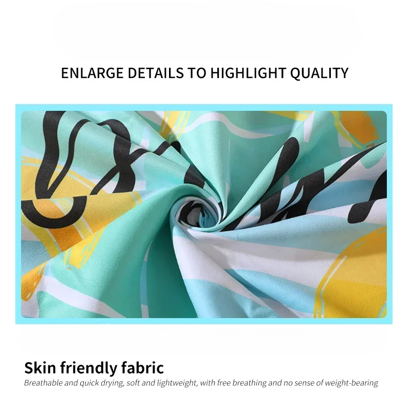 Portable Quick-drying Beach Towel Absorbent Sports Towel_voghion.com
