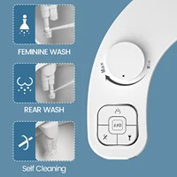 SAMODRA Non-Electric Bidet - Self Cleaning Dual Nozzle (Frontal and Rear Wash) Water Bidet Toilet Seat Attachment 2