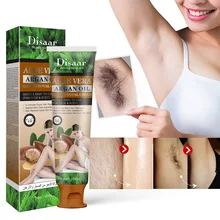 

Disaar Argan Oil Aloe Vera Hair Removal Cream Underarm Hair Removal Thigh Hair Removal Arm Hair Removal 100ml