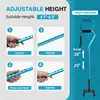 Adjustable Quad Cane Walking Stick for Seniors Adults Aluminum Walking Cane with 4-Pronged Base for Extra Balance & Stability 5