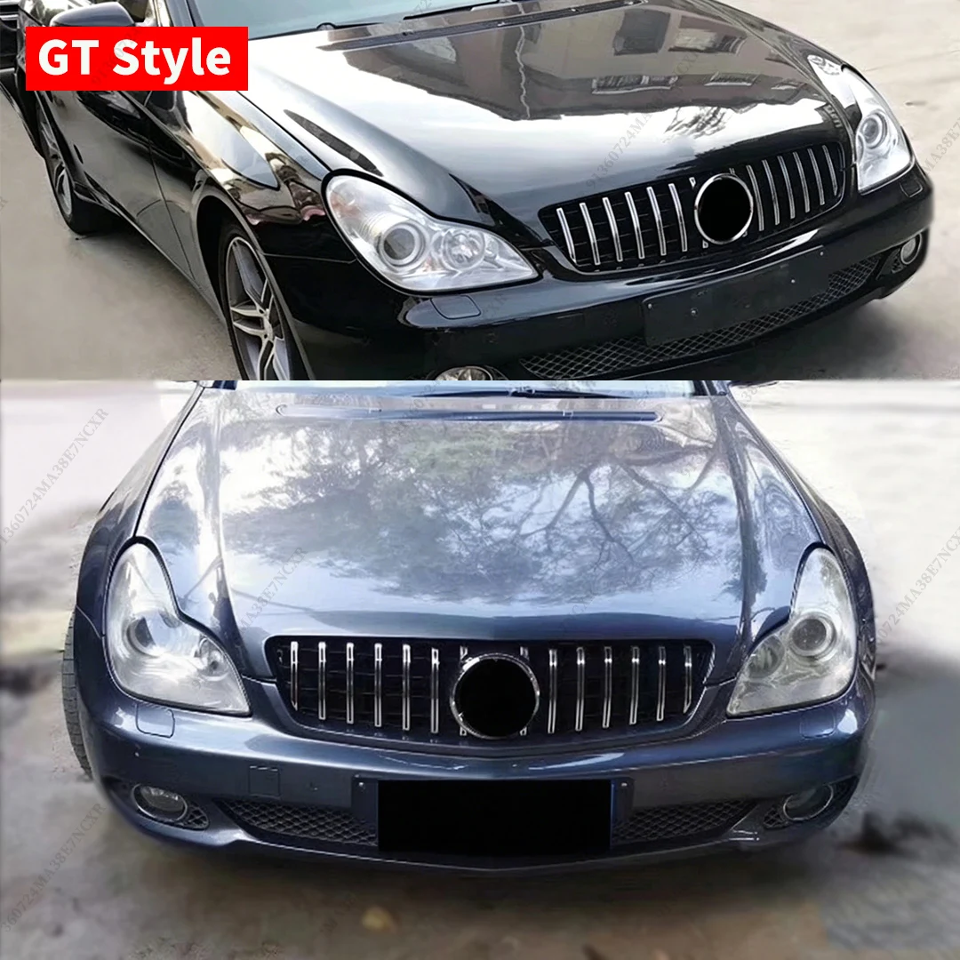 메르세데스 벤츠 CLS C219 W219 2008-2010용 그릴 (CLS300 CLS350 CLS500 CLS550 튜닝 악세사리 스포츠 중간 프론트 그릴)