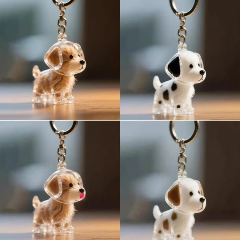 Cat Hair Storage Bottle, 2PCS Keychain For Collecting Cat And Dog Hair, Cute Pet Memorial Gifts