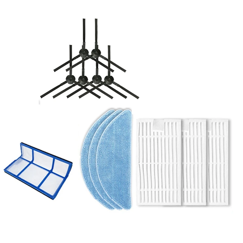 

Side Brush Filter Mop Cloth Replacement Parts For Ilife V5 V5S V3 V3S V5pro V50 V55 X5 V5S Pro Robotic Vacuum Cleaner