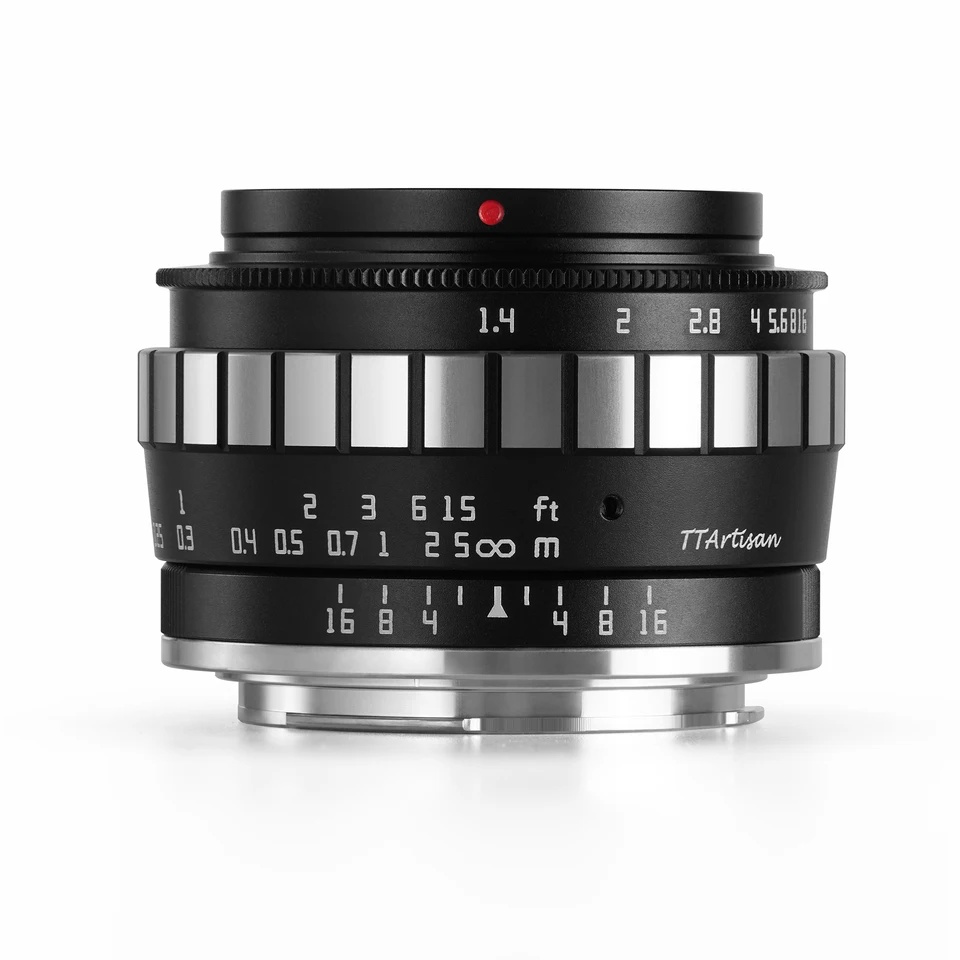 TTArtisan 23mm F1.4 APS-C 대구경 수동 렌즈 ( E, 니콘 Z, 후지 X, 캐논 EOS M, M4/3 MFT, 라이카, 시그마, 파나소닉 L 마운트용)