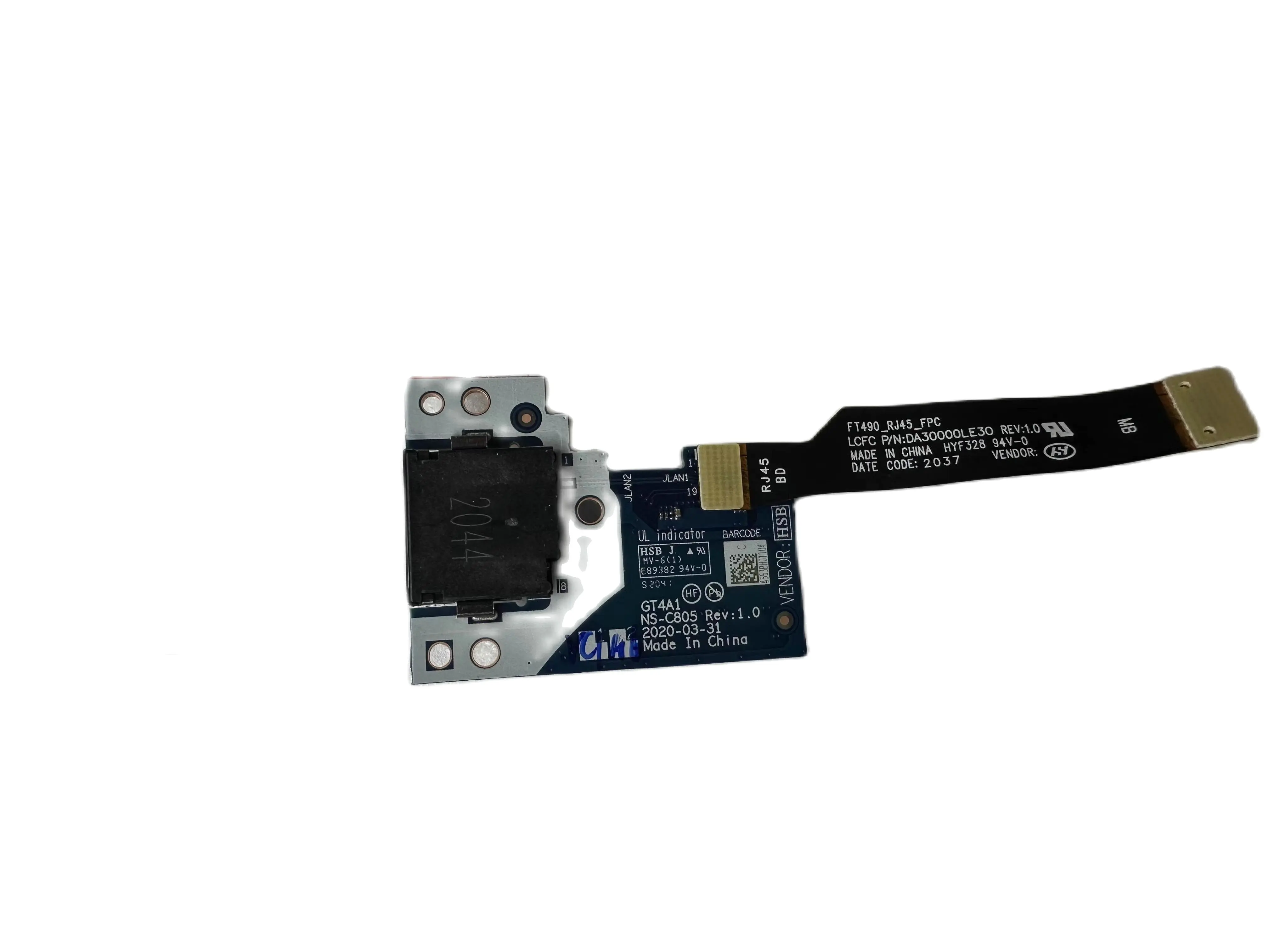 

Оригинальная энтереточная плата MLLSE для LENOVO Thinkpad T14 Gen 1th Gen 2th P14s GT4A1NS-C805 FT490 с гибким кабелем, быстрая доставка