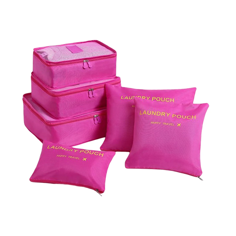 6PCS Waterproof Packing Storage Bags – Space-Saving Travel Organizer Set 3