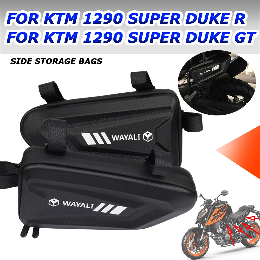 

Для KTM Superduke 1290 R 1290R Super Duke 1290 GT 1290GT аксессуары для мотоциклов Боковая Сумка обтекатель сумки для хранения инструментов Треугольные сумки