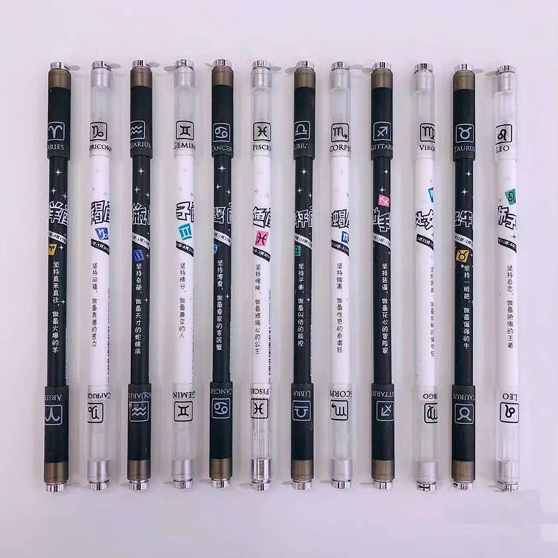 시원한 회전 LED 플래시 라이트 젤 펜, 0.5mm, 학생 패션 스피너 펜, 생각 키즈 스피너 선물, 1PC