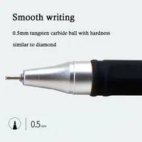 0.5mm Gel Pen Set Full Needle Tube Black Blue Red Color Pens for Writing Test Available Back To School Cheap Stationery Supplies 4