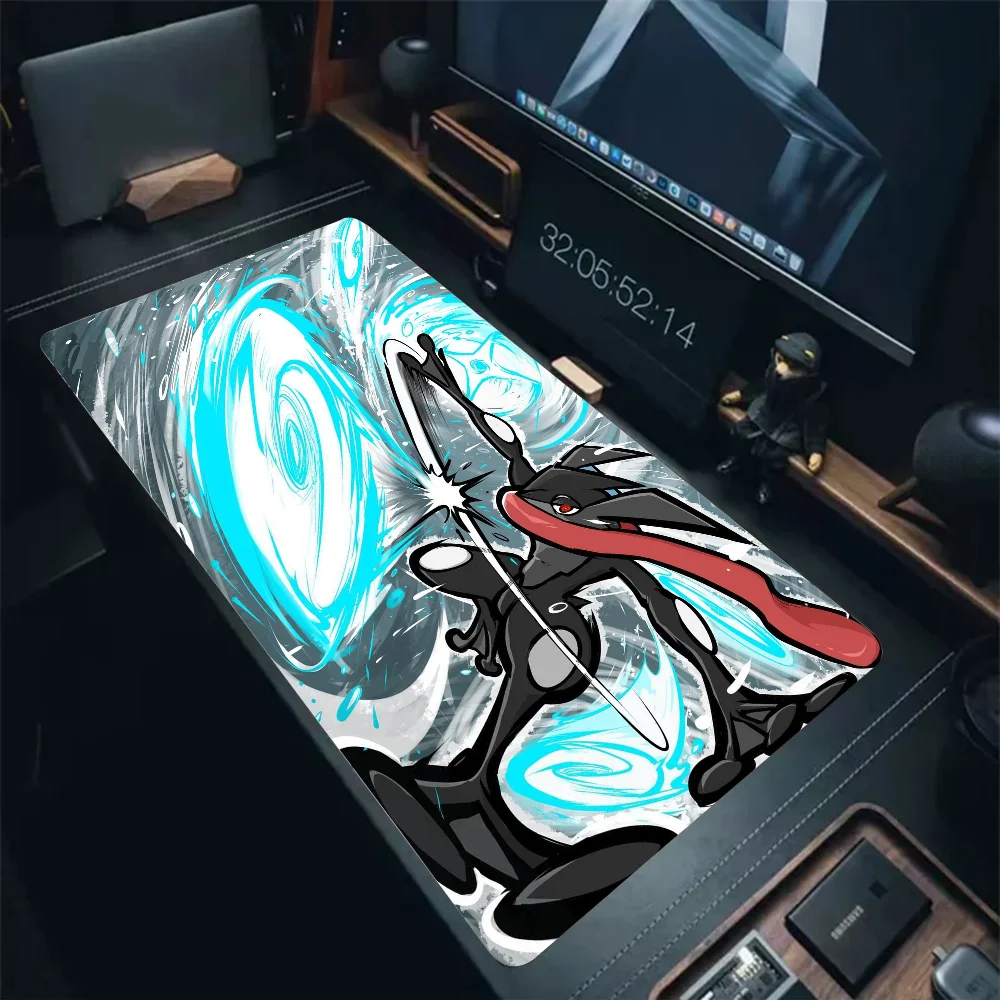 1pc P-Pokemon Greninja Floor Mat Mouse Mat Desk Mat With Pad Gaming Accessories Prime Gaming XXL Keyboard Pad Padding Mat 2