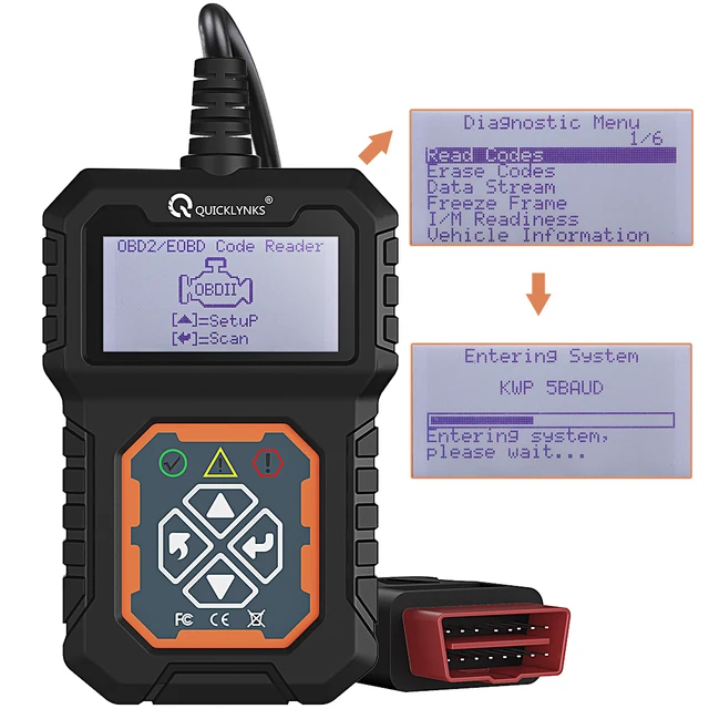 T31 Mini Auto Diagnostic Trouble Codes Tool for OBD2 EOBD Vehicles