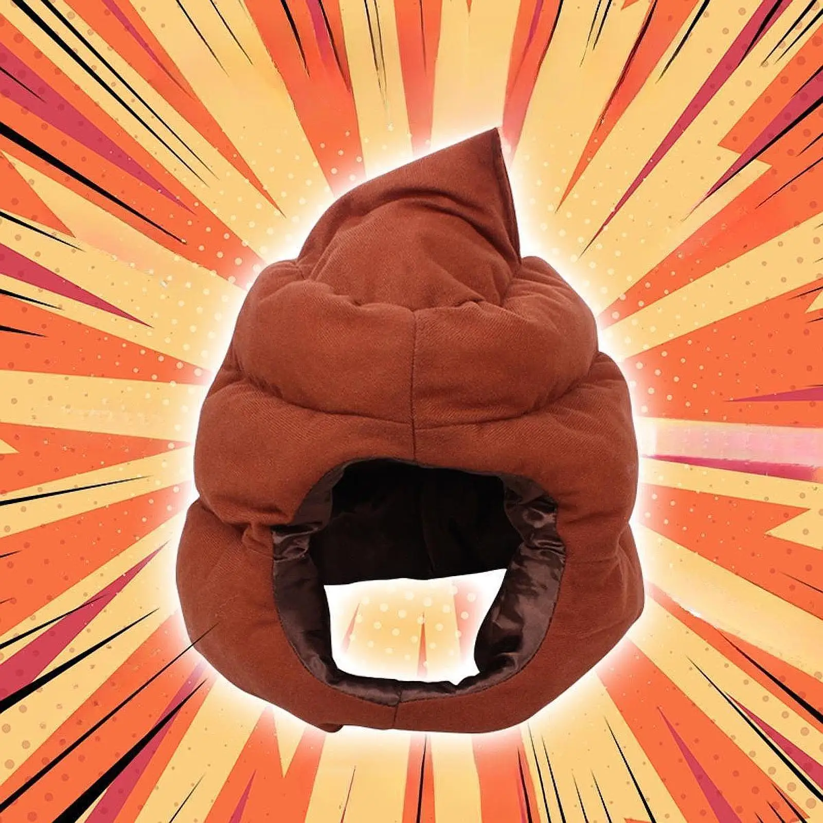 Shit Shaped Hat Funny Decor Cosplay Poop Hat for Carnival Festival Birthday