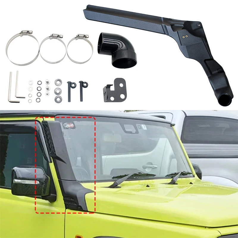 

Car Parts Air Intake Fit For Suzuki Jimny JB64 2019 2020 2021 2022 2023 Snorkel Airflow Auto Accessories