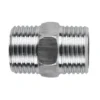 Shower Hose Extend Shower Connector For Extra Long-Hose Stainless Steel Shower Extender Universal 1/2" Male To Male Adaptor 2