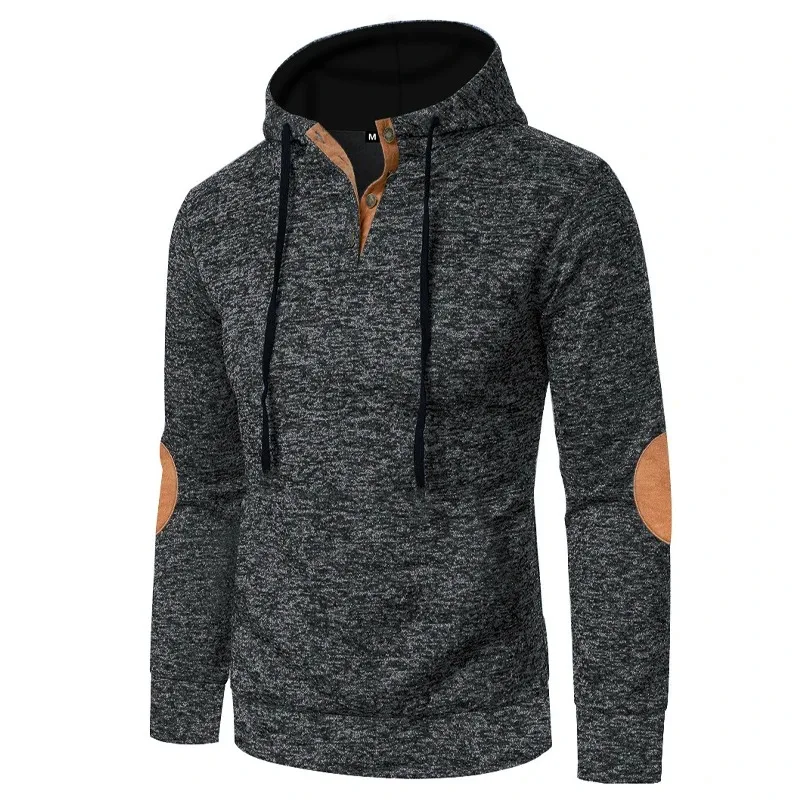 Animal Game Outdoor Men's Casual Jacket Hoodie Button Sport Sweatshirts Men's Work Out Solid Warm Coat Sport Hooded Streetwear