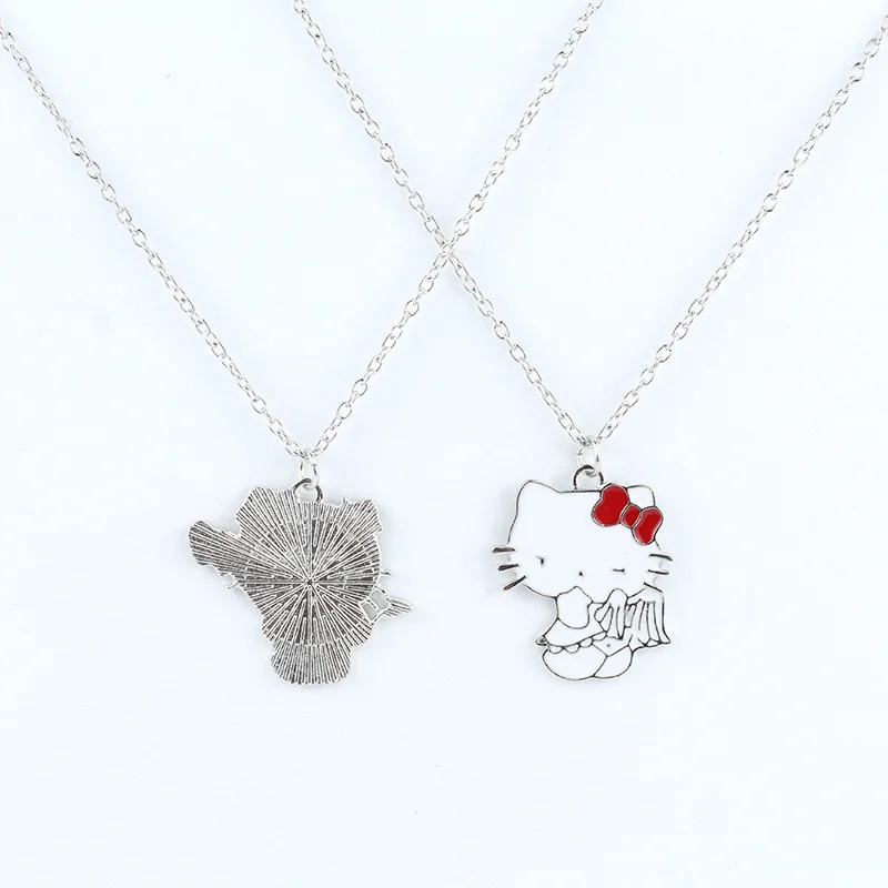 Necklace Silver Angel Heart Cinnamoroll Sanrio Characters