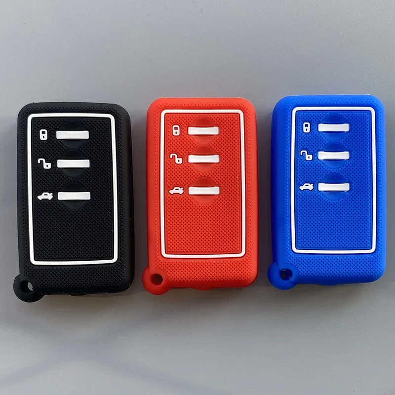 Key Case Key Case Cover Car Key Shell Remote Control Case Cover Silicone Car Key Cover Case hold shell for Subaru Forester Impreza Legacy XV Smart 3Buttons Key