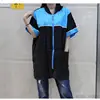 Pet Grooming Clothes Pet Shop Uniforms Blue Not Stained With Hair Gown Anti Static Smock  Anti Hair Trousers Cropped Pants Y0624 6