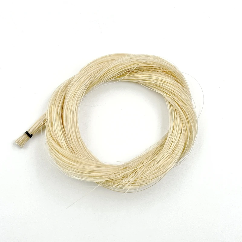 1Hank 7g bow hair for viola violin cello bass bow AAA Siberian horsetail natural ponytail horsehair horse tail violin bow hair