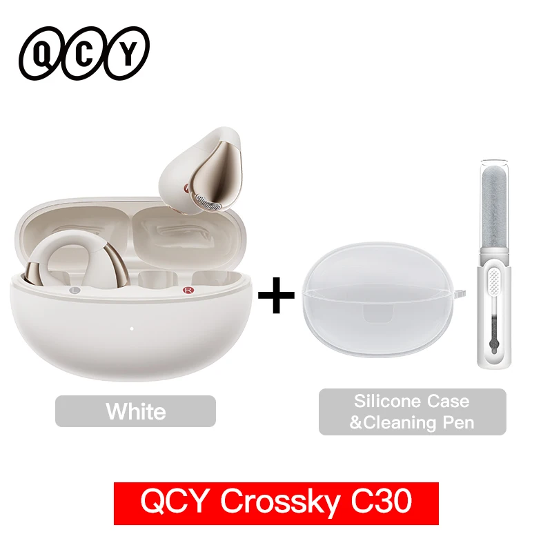QCY Crossky C30 ワイヤレスイヤホン Bluetooth 5.4 イヤークリップ